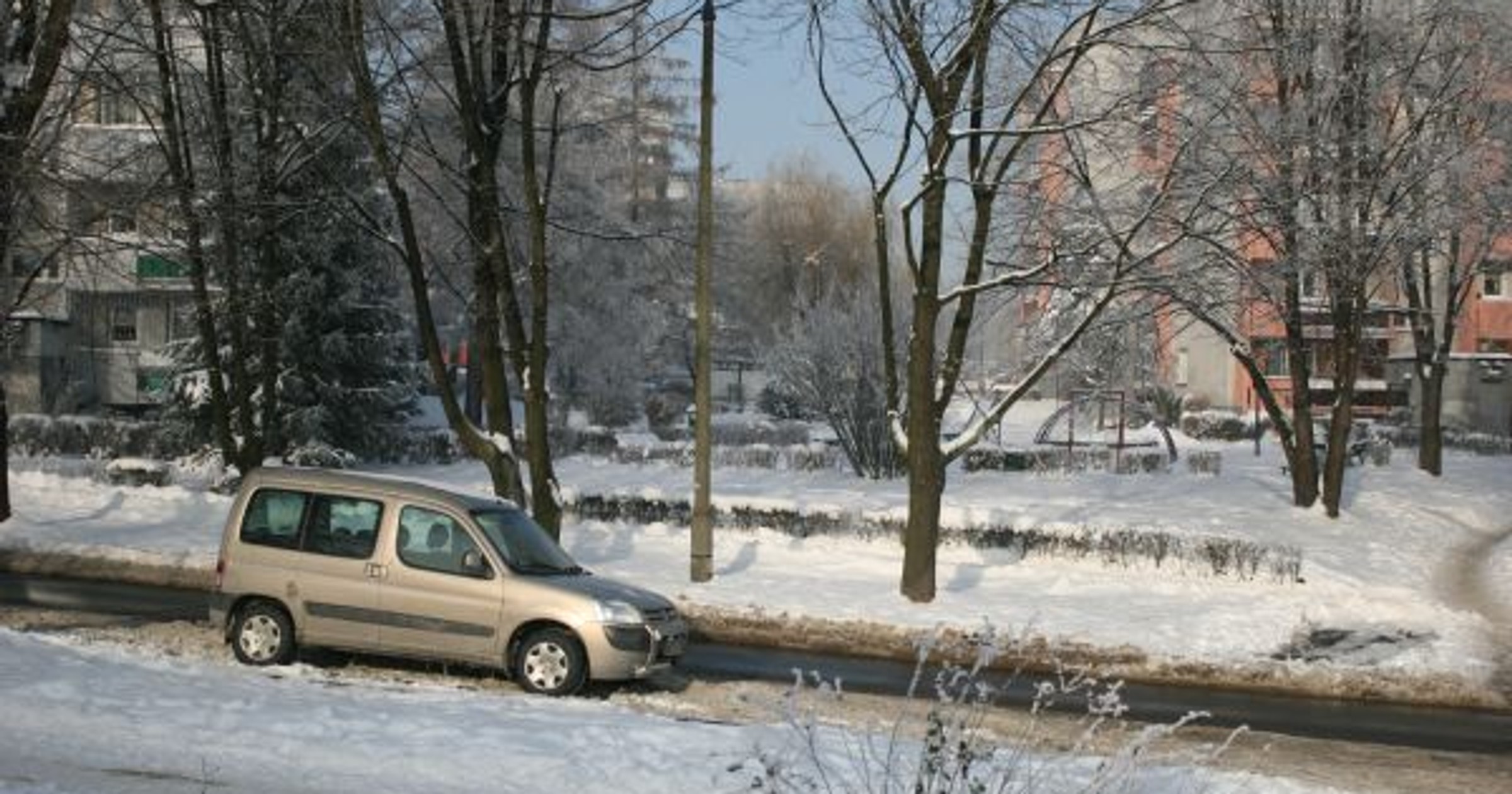 Zima na drogach