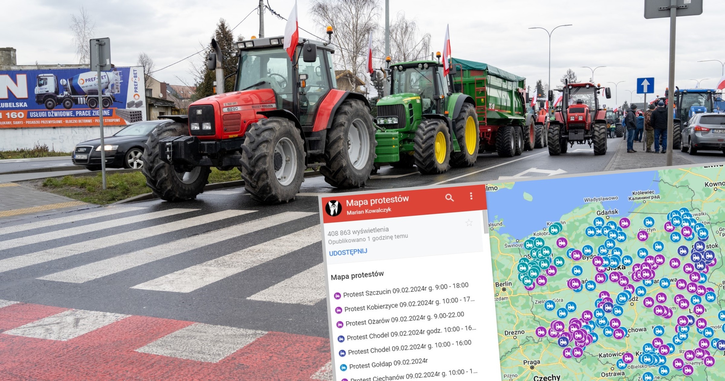 Cała Polska stanie przez gigantyczny protest rolników. Paraliż komunikacyjny
