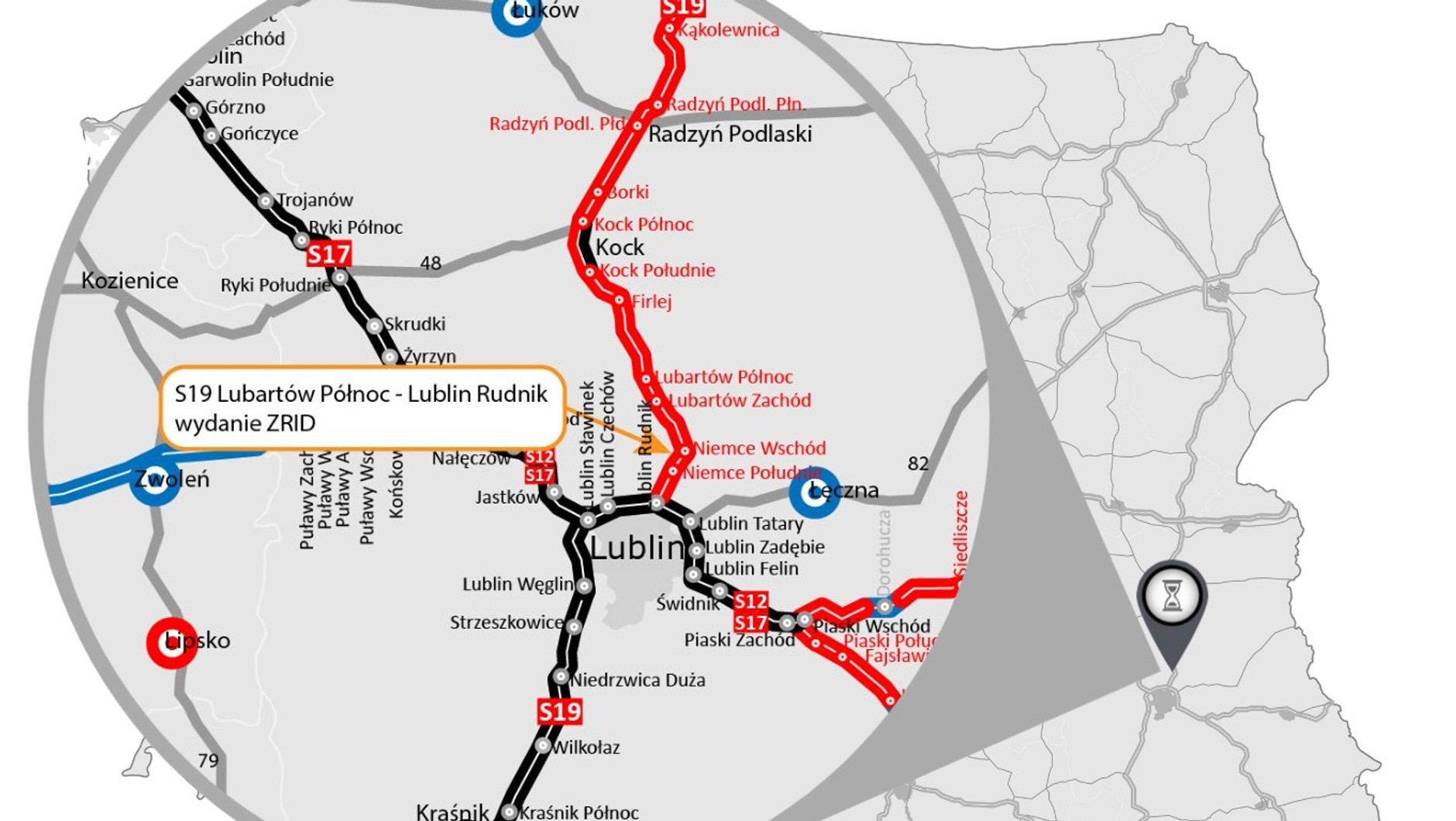 Budowa drogi S19 Lublin Lubartów