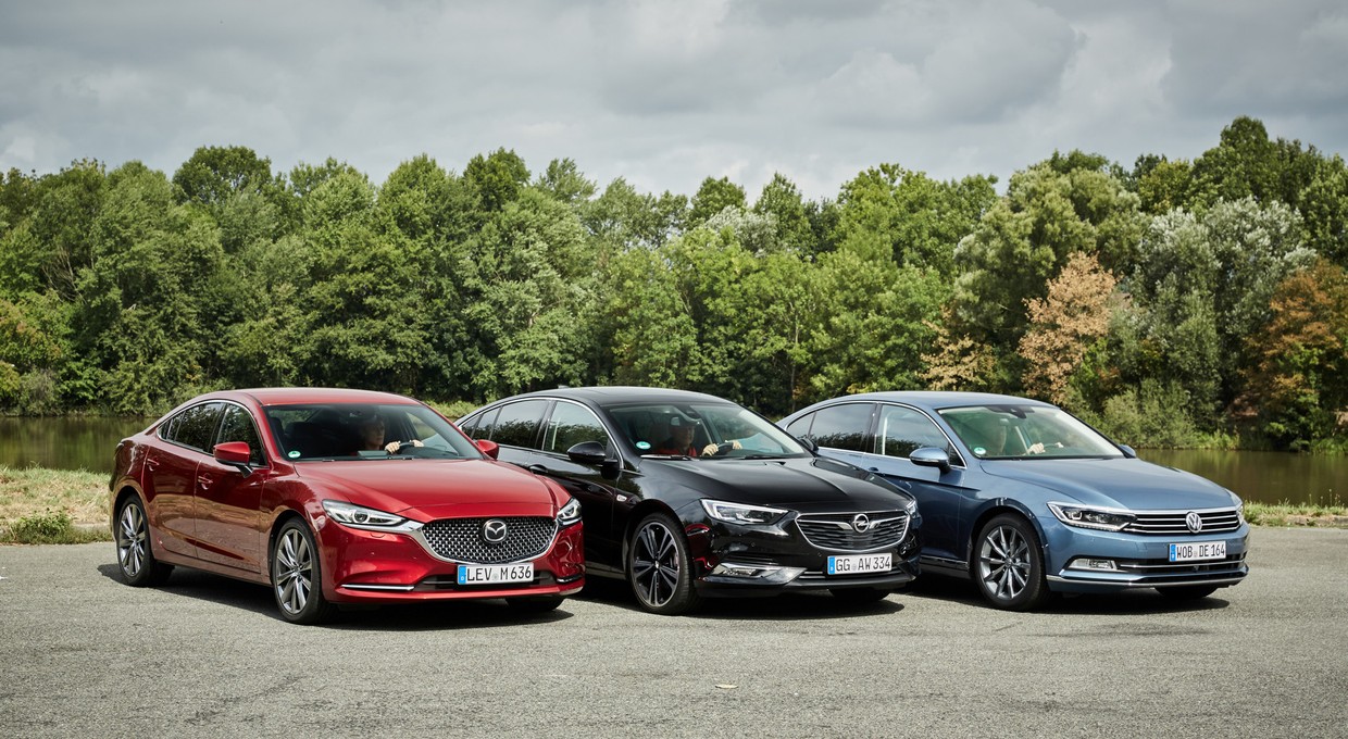 Mazda 6 kontra Opel Insignia, Volkswagen Passat - diesle nadal w dobrej formie