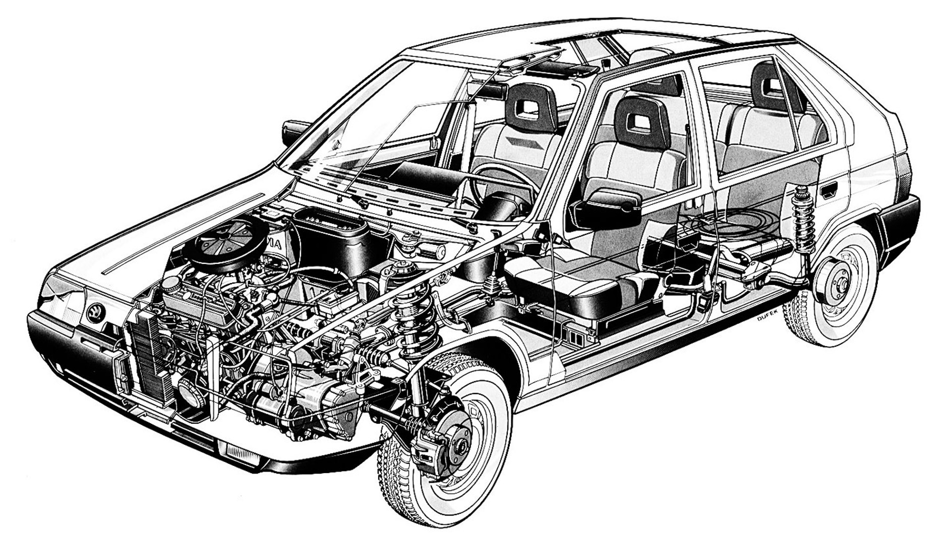 Skoda Favorit - koniec epoki silników z tyłu