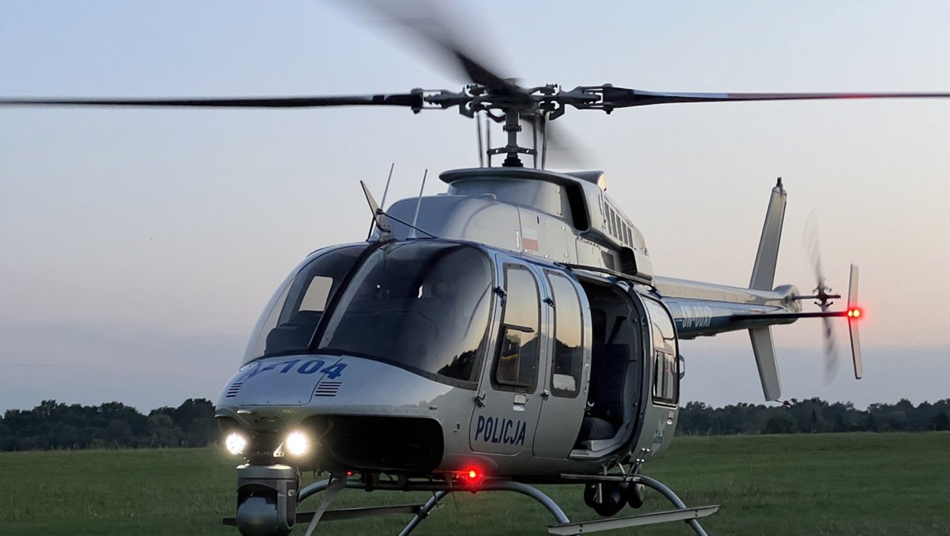 Policyjny śmigłowiec Bell-407GXi