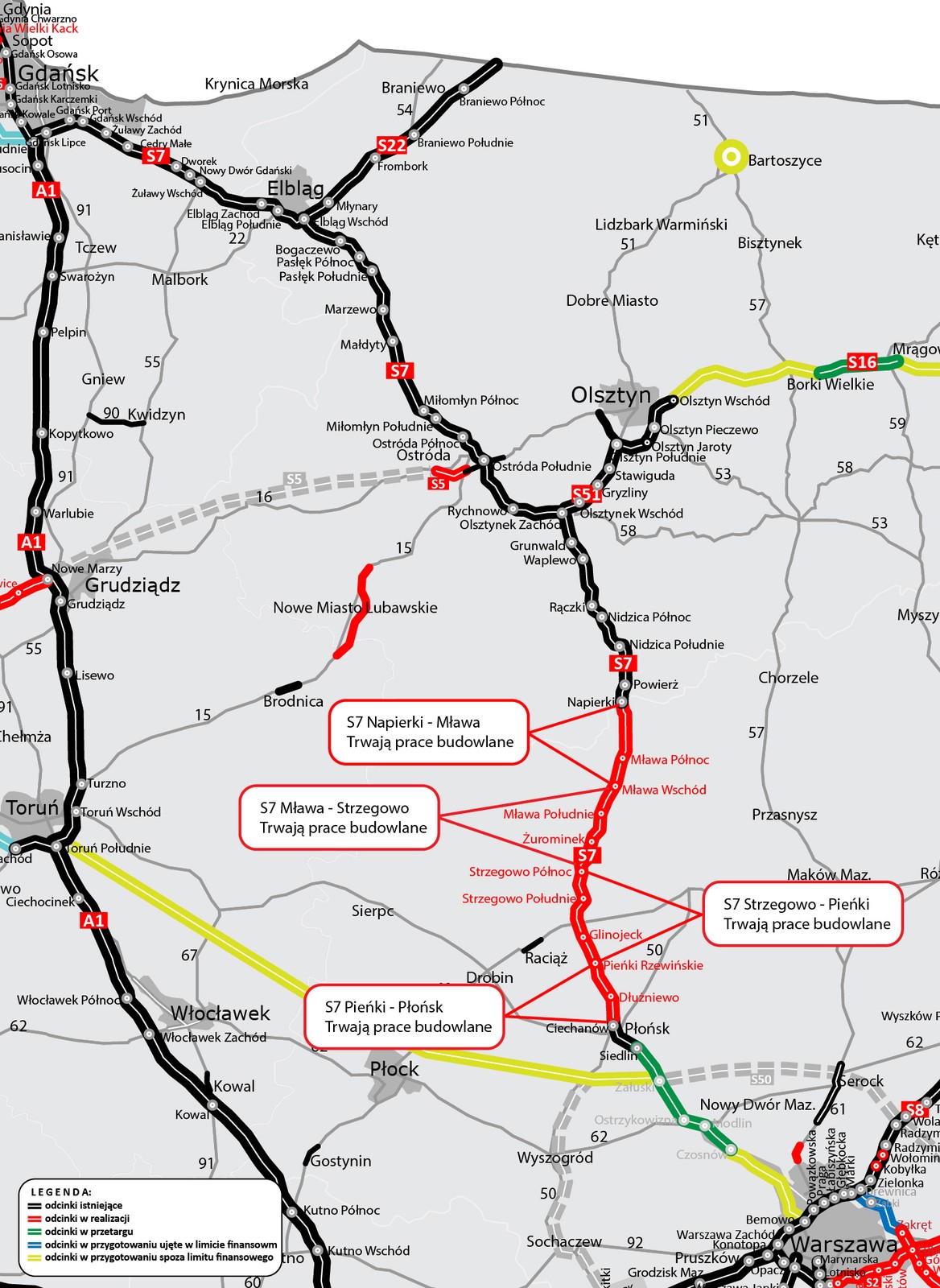 S7 Napierki - Mława