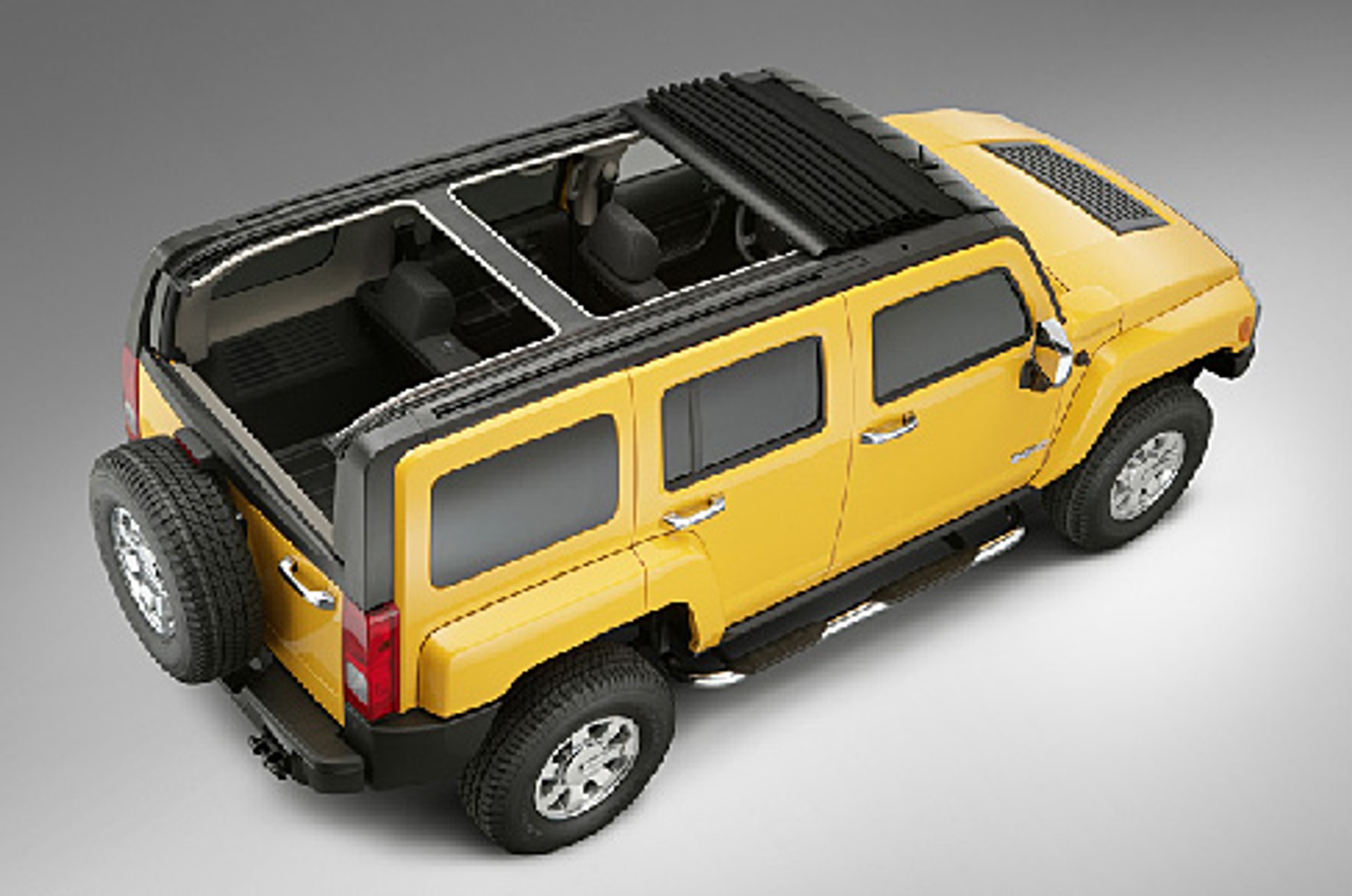 Hummer H3 Open Top: safari w Detroit