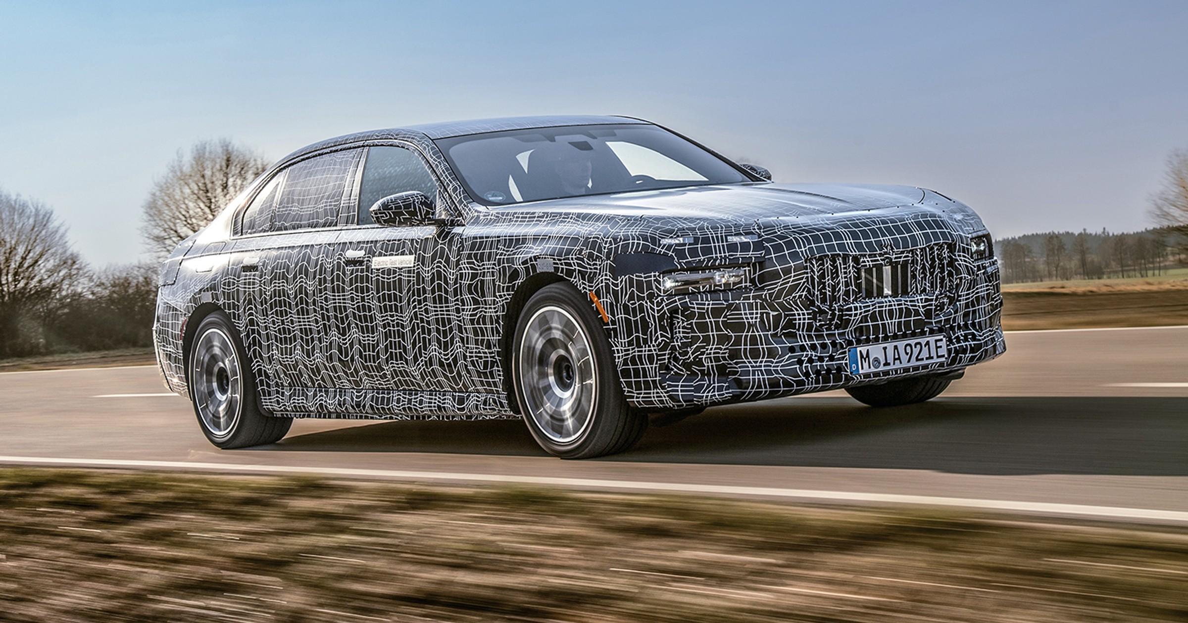 BMW i7 – prototyp elektrycznej wersji BMW serii 7 (2022)