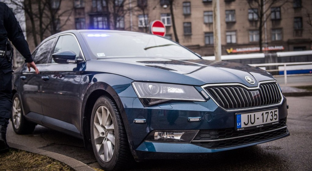 Radiowozy Skoda - Łotwa