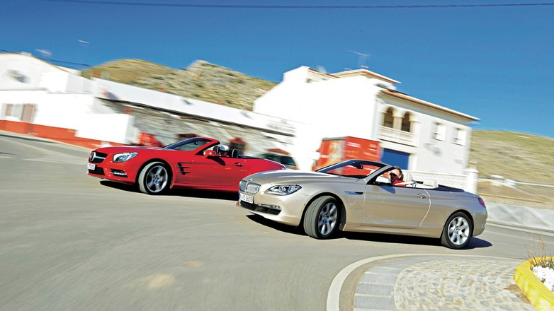 Mercedes SL 500 kontra BMW 650i: kto produkuje najlepsze cabrio na świecie?