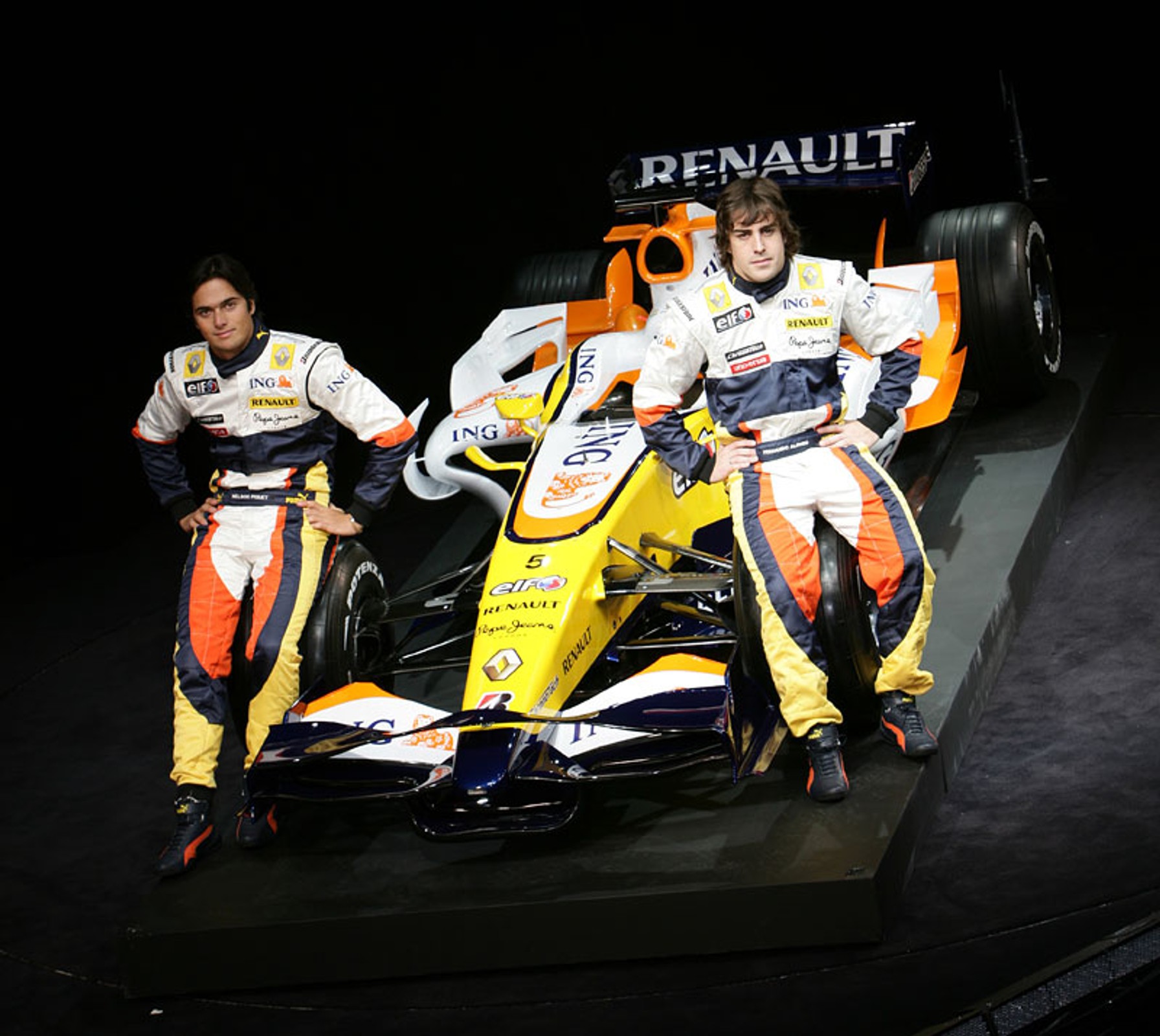 ING Renault F1 Team 2008 - kierowcy, historia