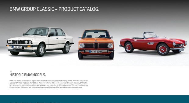 Katalog historycznych modeli BMW już w sieci. Każdy może z niego skorzystać