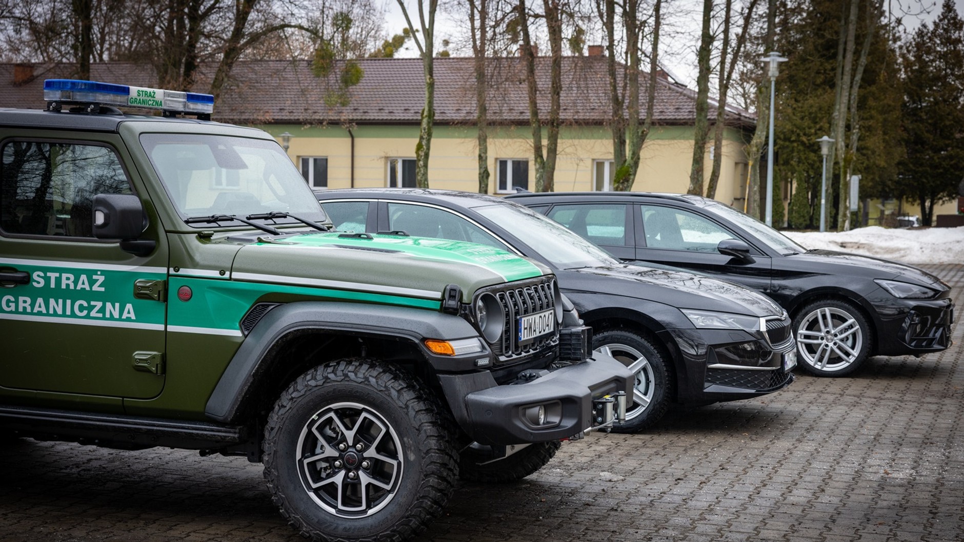 Nowe samochody Straży Granicznej