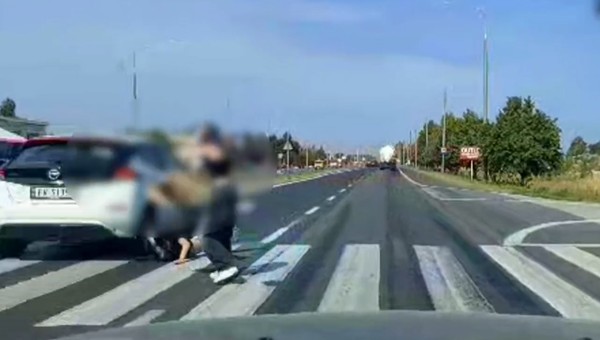 Wypadek na przejściu dla pieszych w Radomiu