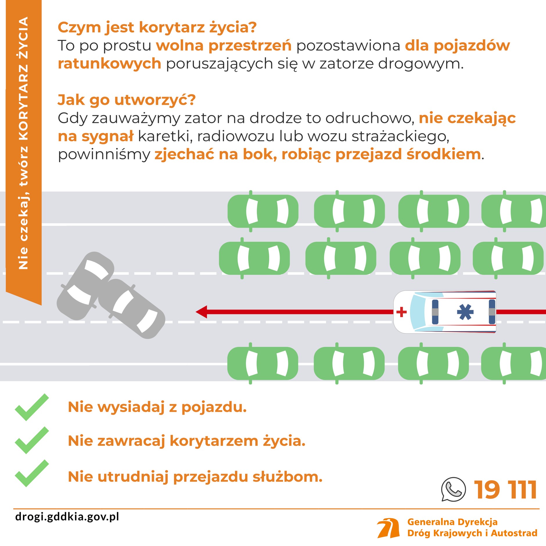 Nie czekaj, twórz KORYTARZ ŻYCIA