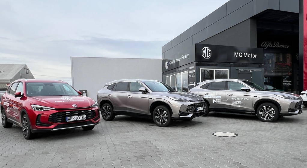 Salon MG w podwarszawskich Falentach