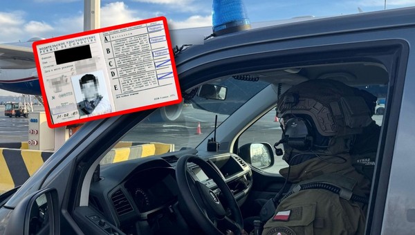 Na granicy pokazał prawo jazdy wydane w kraju, którego już nie ma