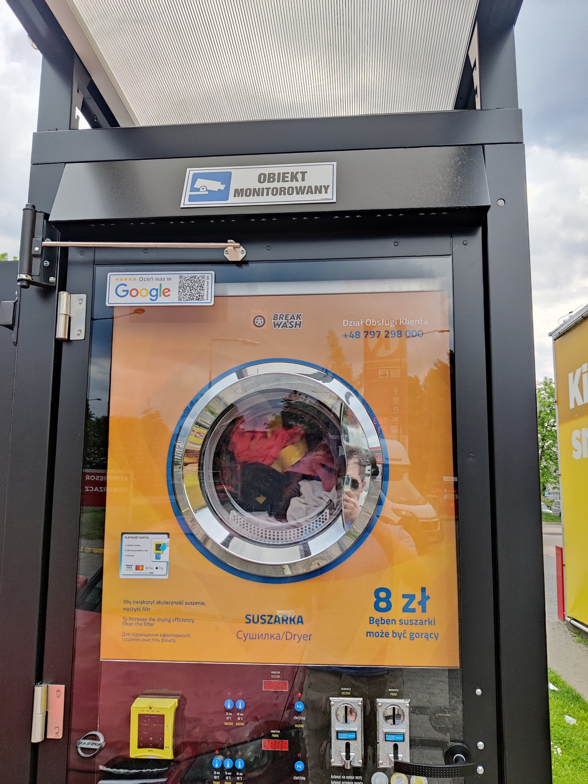 Pojechałem wyprać rzeczy na... stację benzynową. Nie obyło się bez wpadek