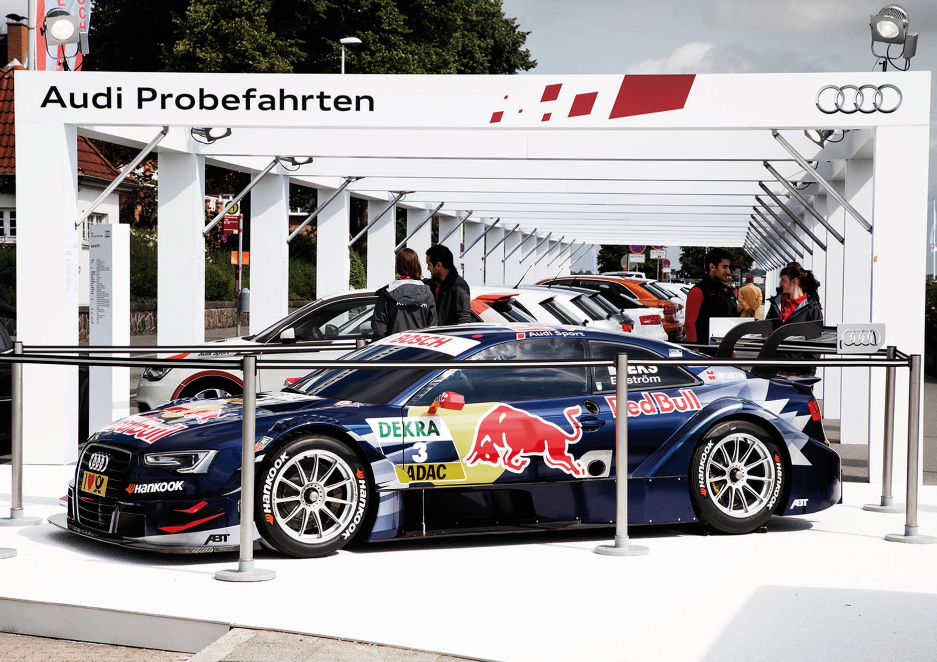 Wystawa modeli DTM w Muzeum Audi