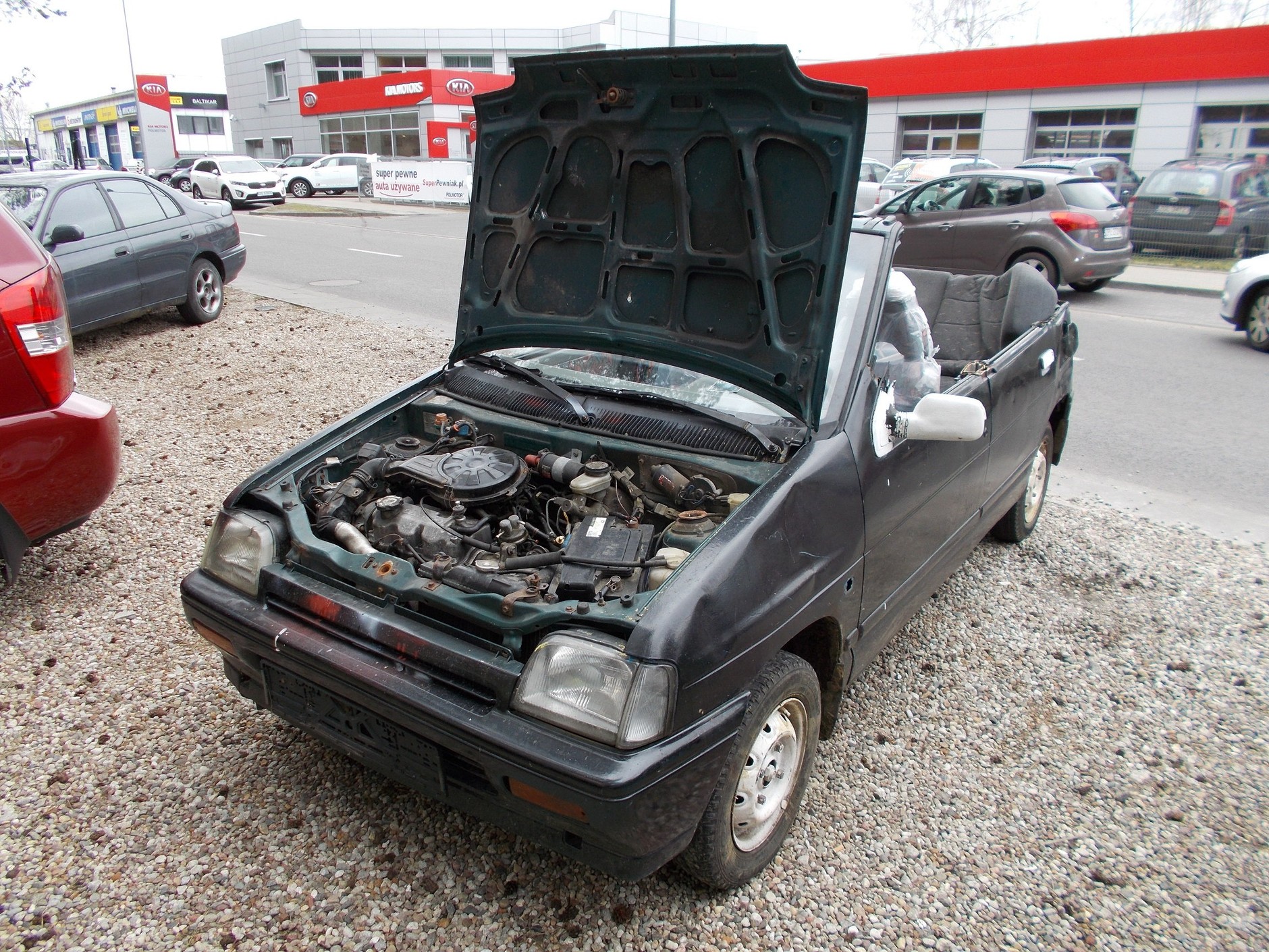 Kierowca bez prawa jazdy w Tico po „tuningu”