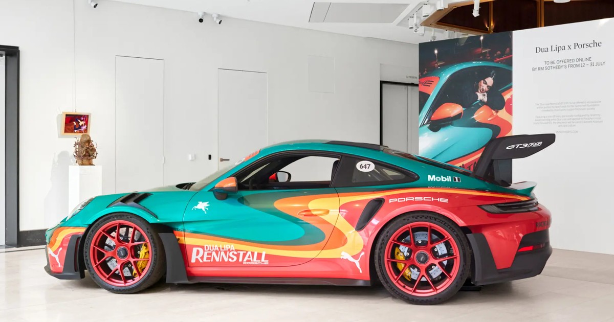 Porsche 911 GT3 RS zaprojektowane przez Dua Lipę
