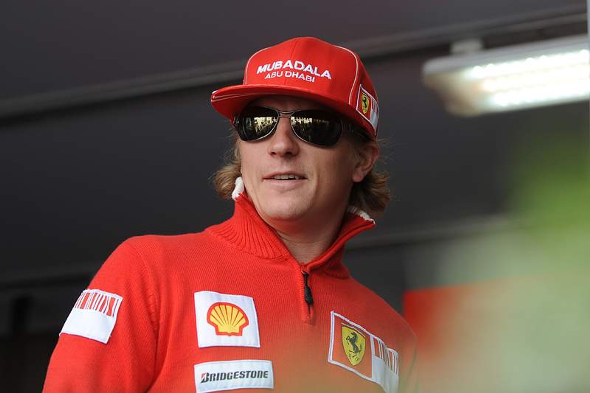 Grand Prix Belgii 2009: dwie gwiazdy wyścigu - Raikkonen i Fisichella (fotogaleria)