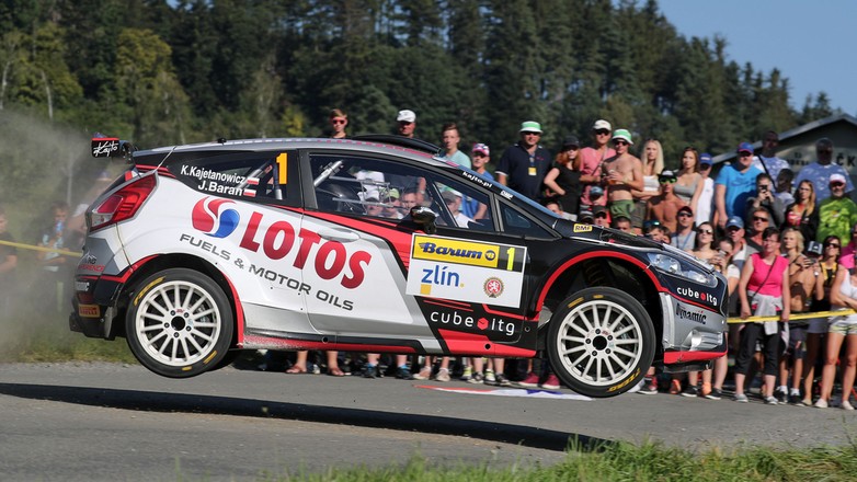 Kajetan Kajetanowicz i Jarosław Baran w Rajdzie Barum 2016