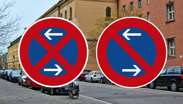 Co oznaczają strzałki na zakazie zatrzymywania się i zakazie postoju?