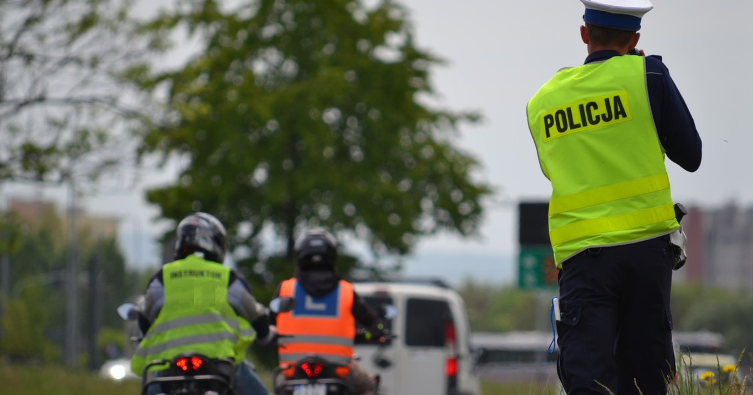 Policja, zatrzymanie motocykla