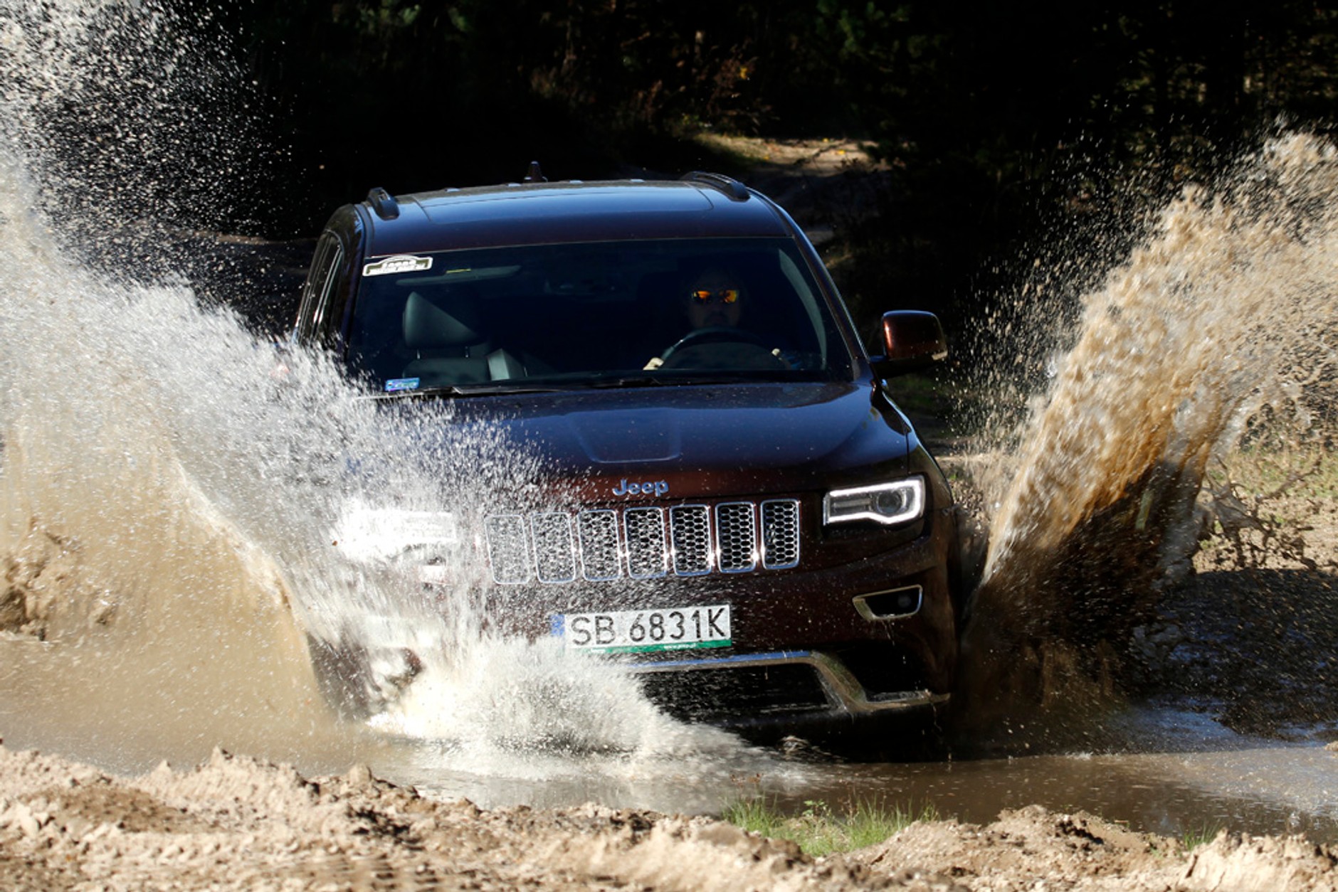 Grand Cherokee w terenie