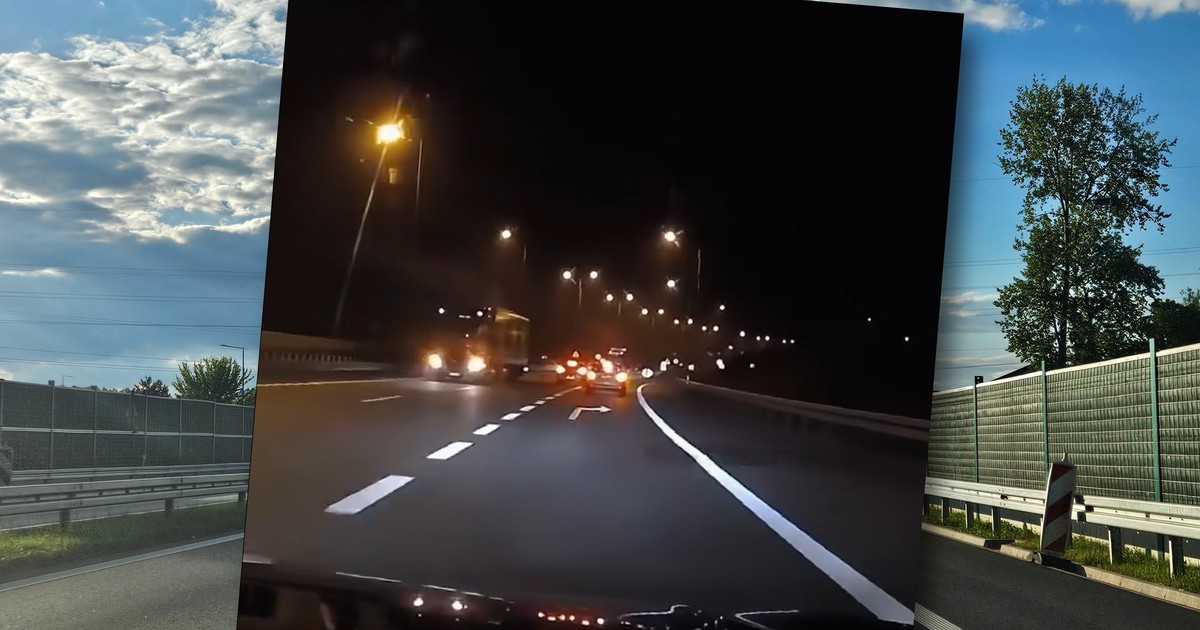 Dwie ciężarówki na S1 jechały pod prąd