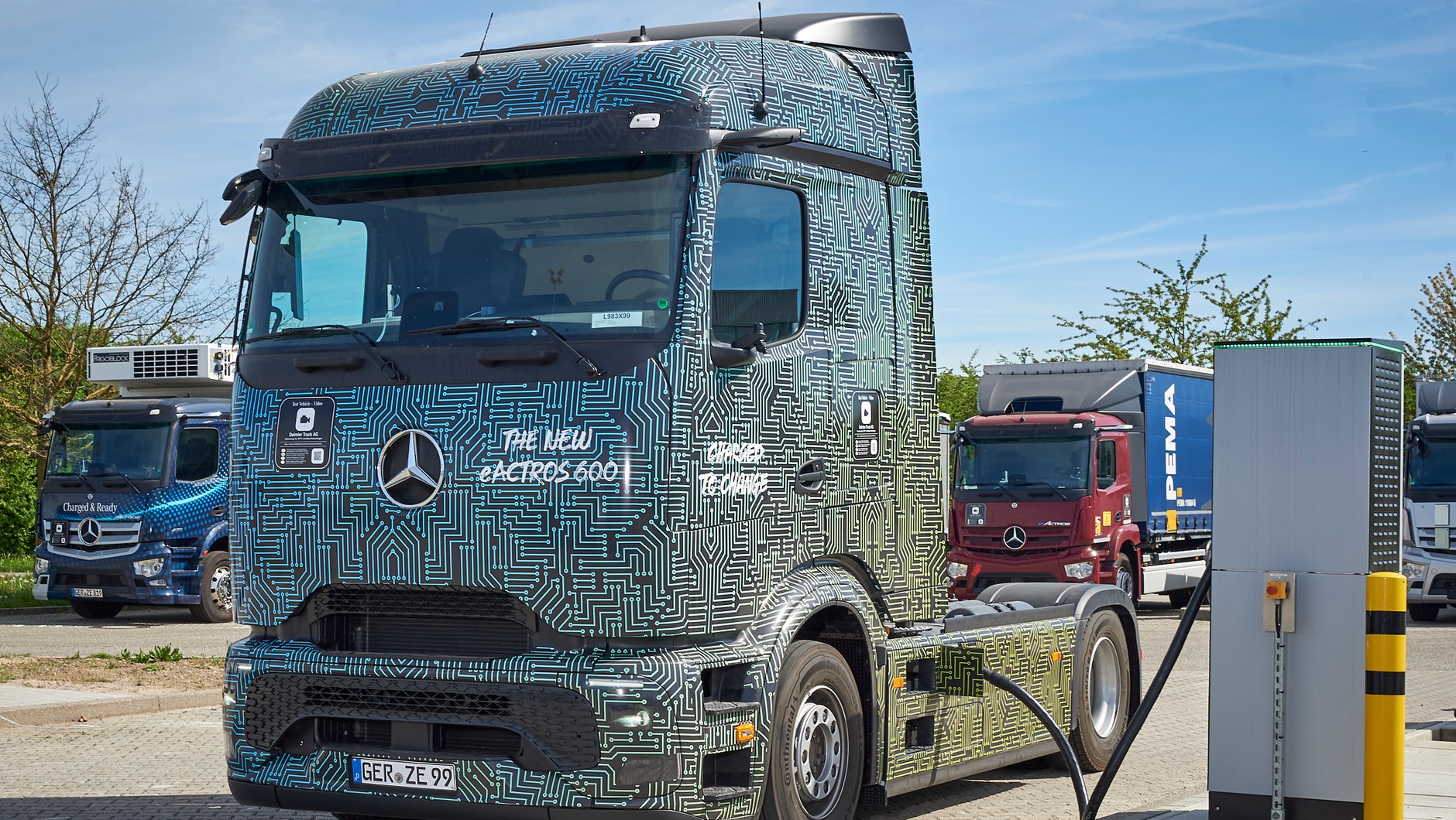 Prototypowy Mercedes-Benz eActros 600