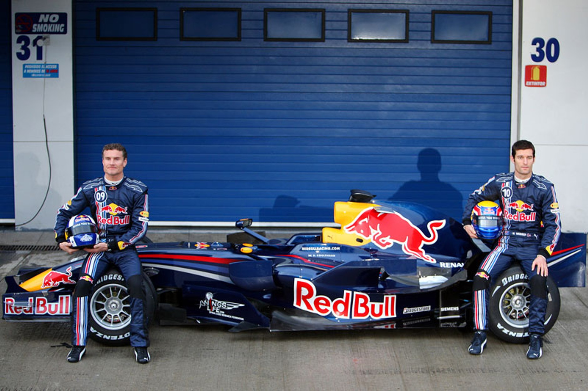 Red Bull Racing 2008 - kierowcy, historia