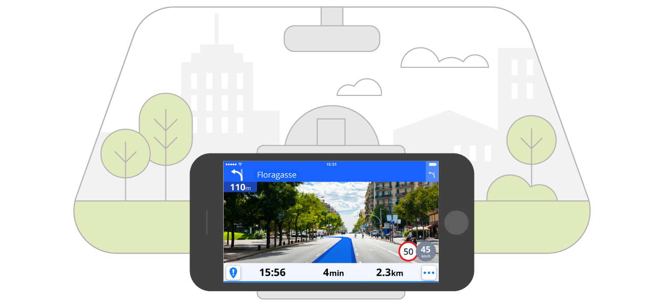 Funkcja AR nazwana Real View Navigation ma być płatną opcją w programie Sygic.