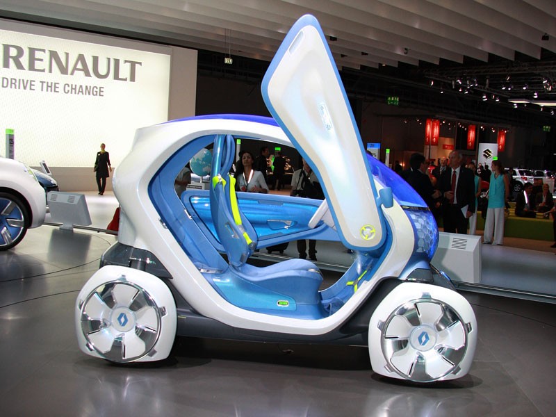 IAA Frankfurt 2009: Renault Twizy Z.E. - elektryczny skuter na czterech kołach