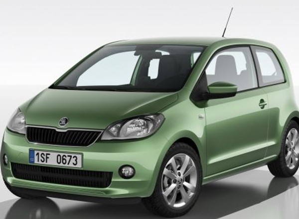 Skoda Citigo nadjeżdża