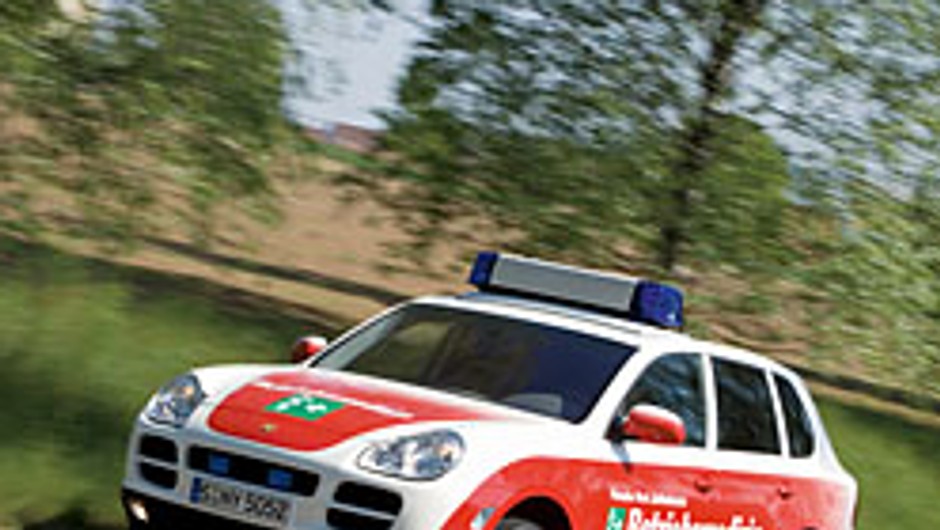 Porsche Cayenne S: ekskluzywna karetka dla własnego personelu