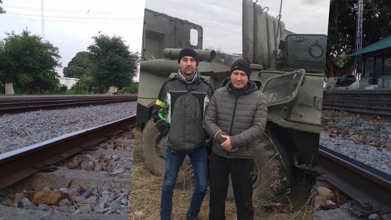 Ukraińscy kolejarze zatrzymali rosyjski pojazd opancerzony