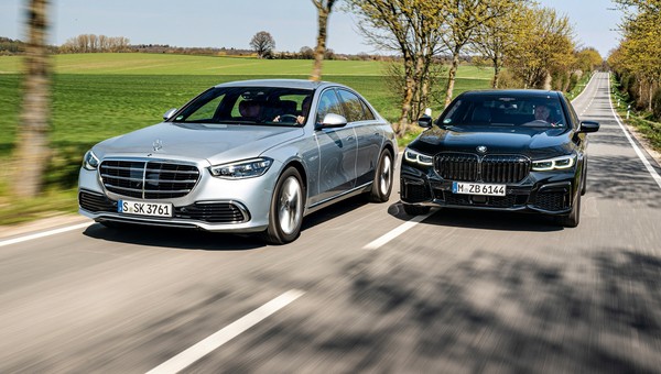 Mercedes S 500 BMW 750i 2021