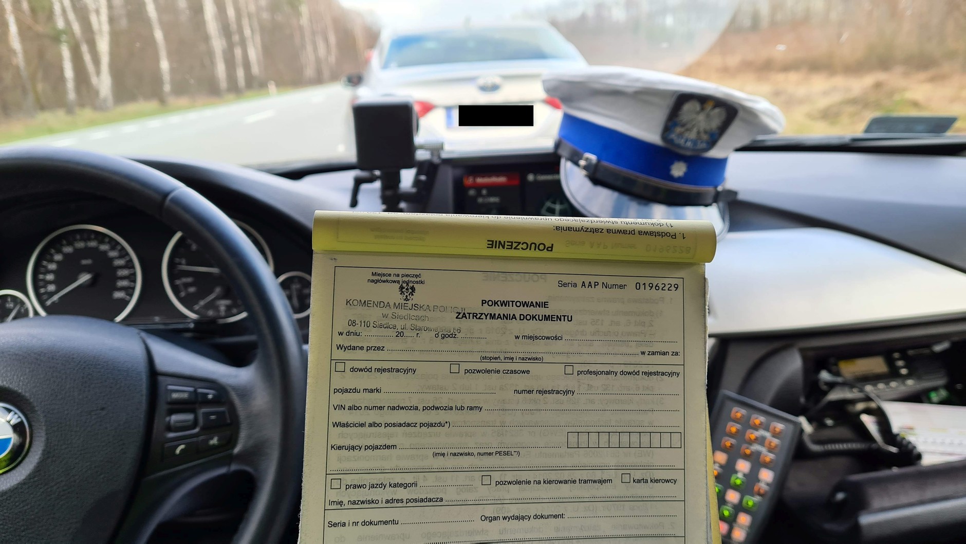 Podróżujemy z policyjnym patrolem Speed nieopodal Siedlec