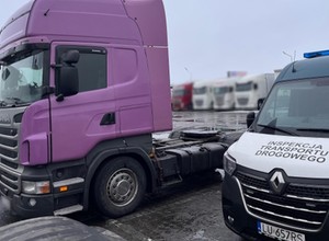 Tajemnice fioletowej Scanii. Inspektorzy ITD odkryli nielegalne przeróbki
