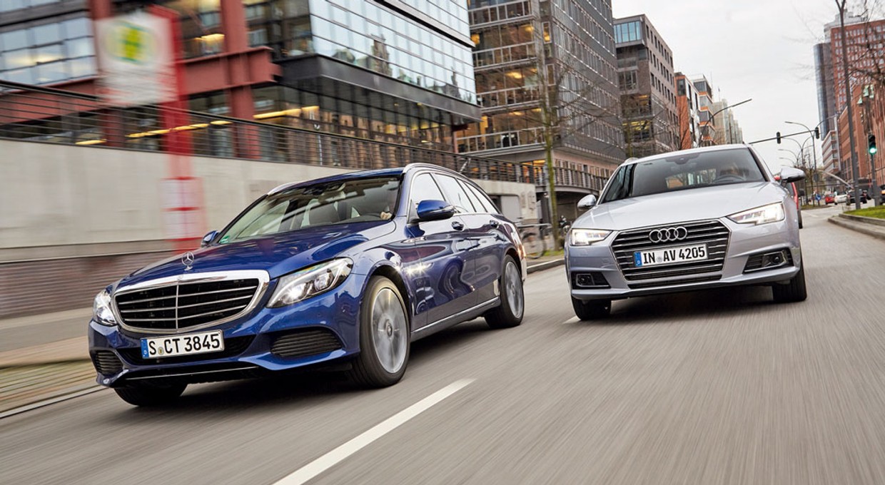 Benzynowe kombi z klasą - Audi A4 Avant 2.0 TFSI i Mercedes C 200 T