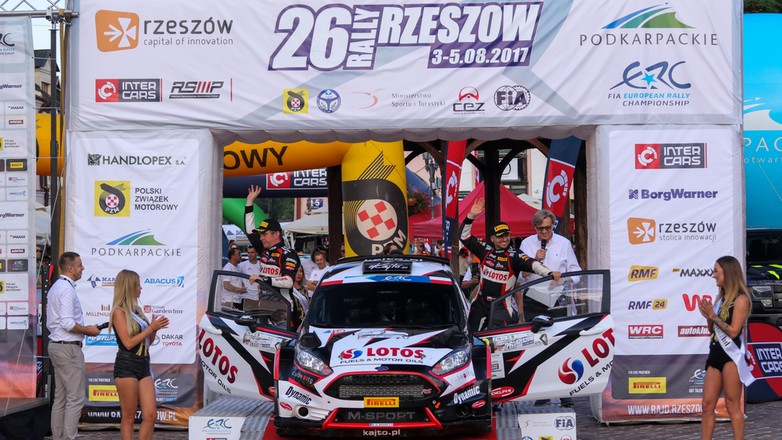 Rajd Rzeszowski 2017: Kajetan Kajetanowicz i Jarosław Baran