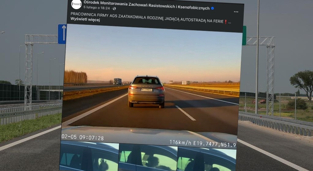 Kierująca nieuzasadnionym gwałtownym hamowaniem doprowadziła do niebezpiecznej sytuacji