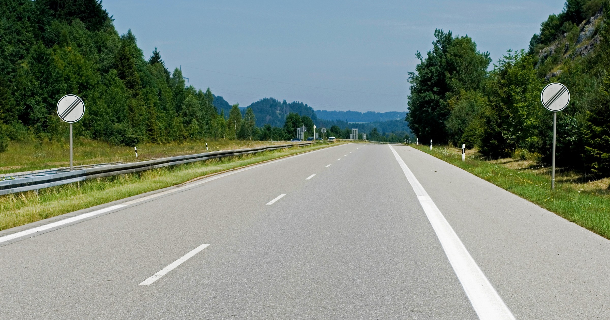 Niemiecka autostrada ze zniesionym ograniczeniem prędkości