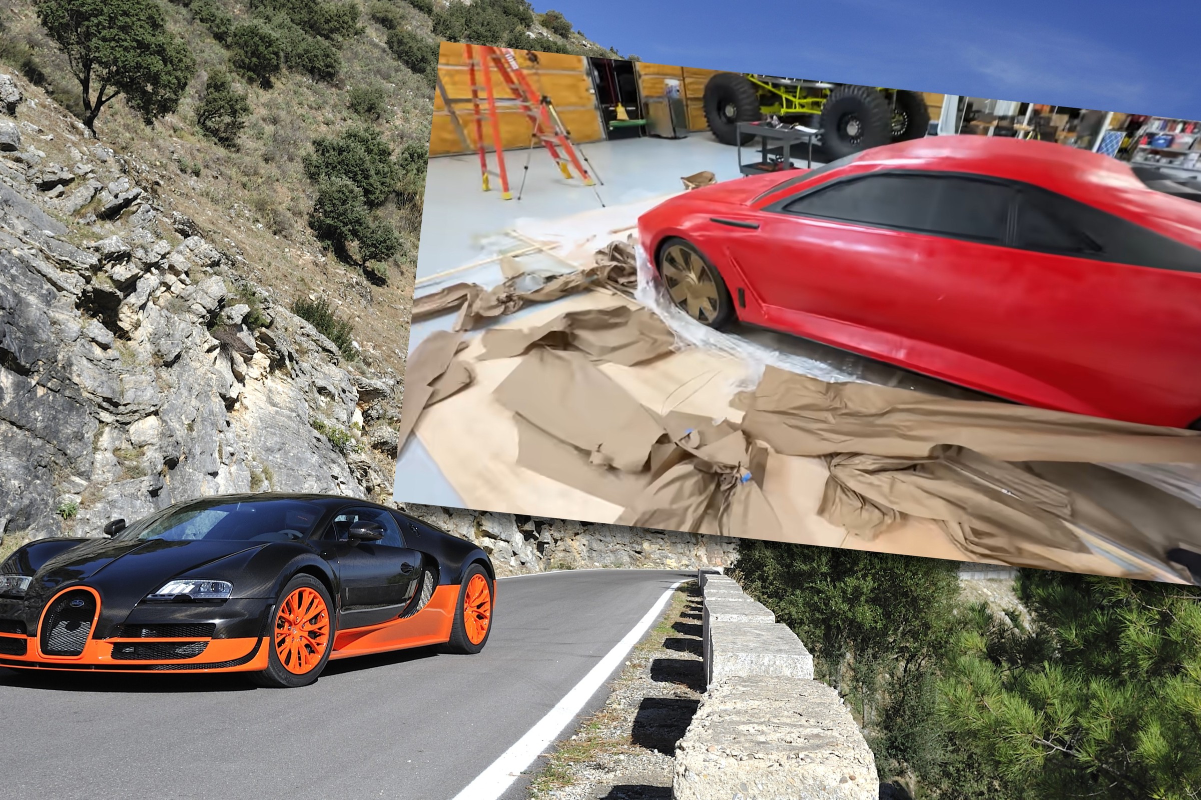 Kupił Bugatti Veyrona z Temu. Do domu przyszedł gigantyczny przycisk do papieru