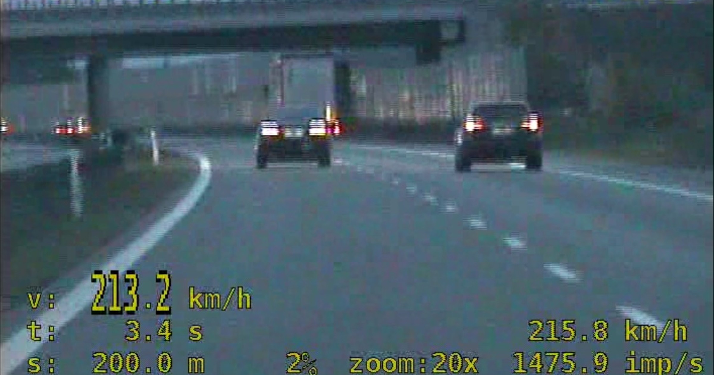 21-latek przekroczył prędkość i stracił prawo jazdy na A1