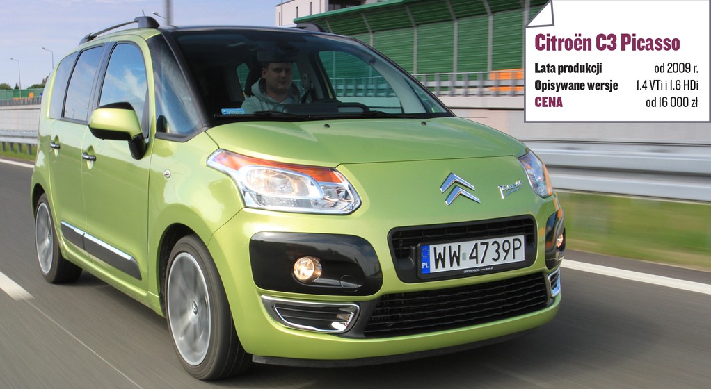 Citroën C3 Picasso - mały van to małe wydatki