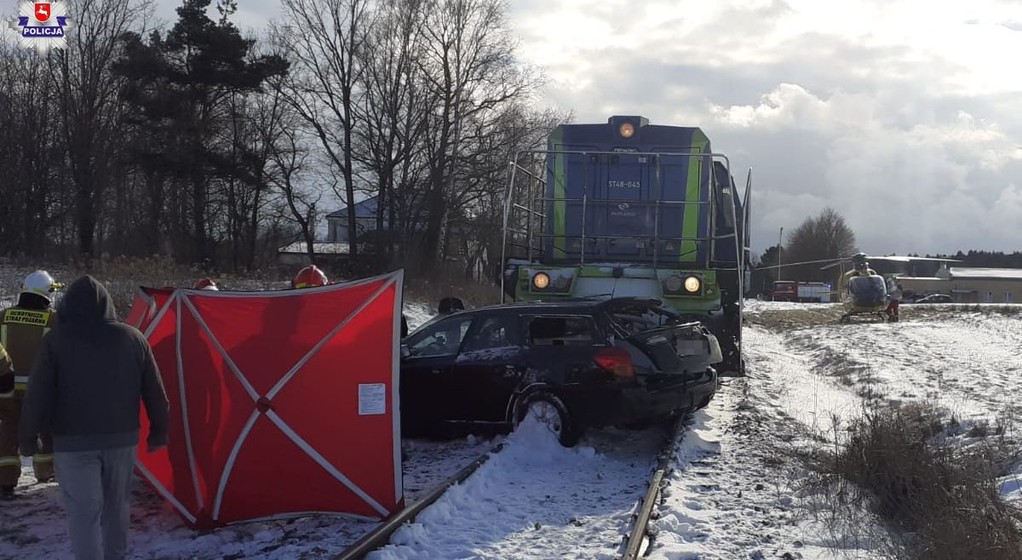 Wypadek na przejeździe kolejowym, Wincentów (powiat krasnostawski), 4 lutego 2023 r.