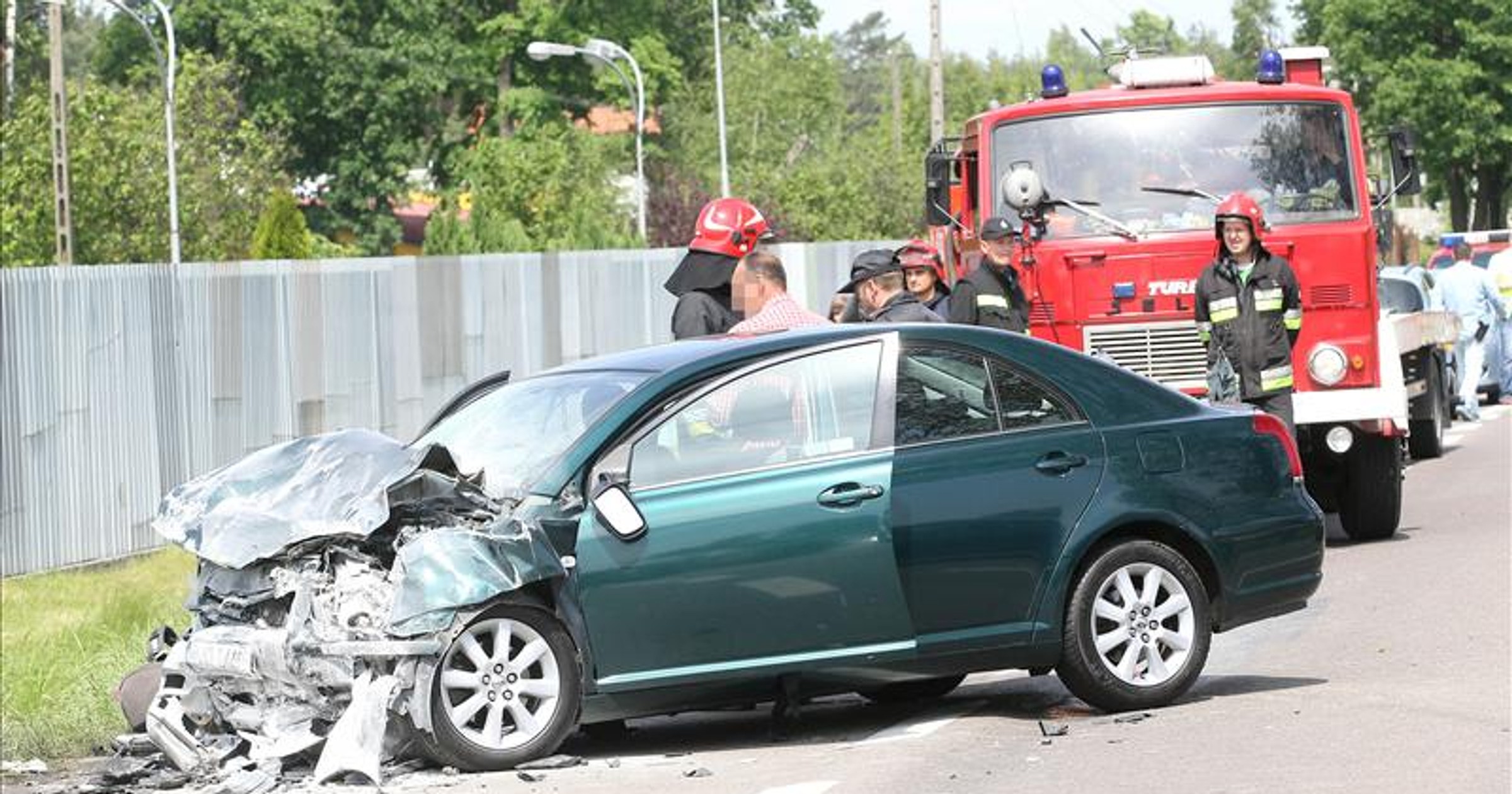 Wypadek na krajowej 7 - Glinojeck