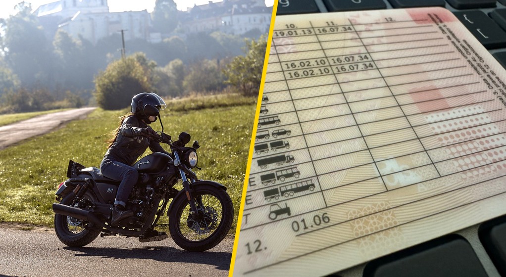 Prawo jazdy kat. B. Możesz jechać motocyklem, ale nie każdym! Sprawdź pojemność i moc