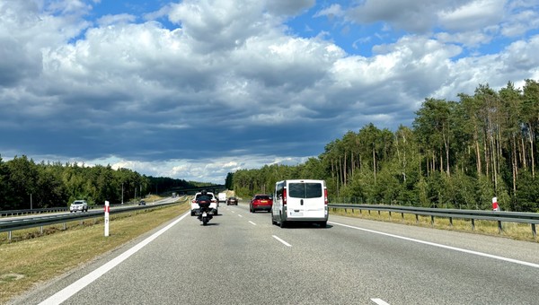 Autostrada A2 pomiędzy Łodzią a Warszawą