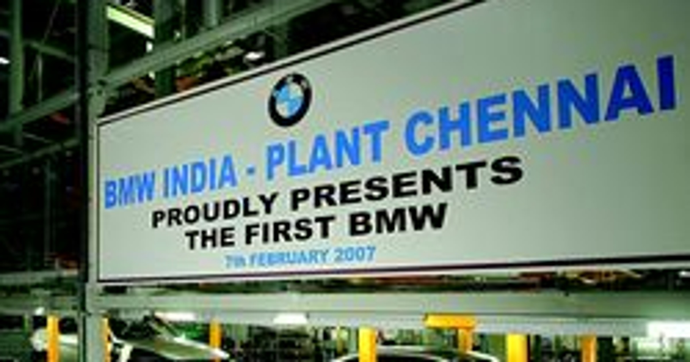 BMW: Indyjska Seria 3 z Chennai